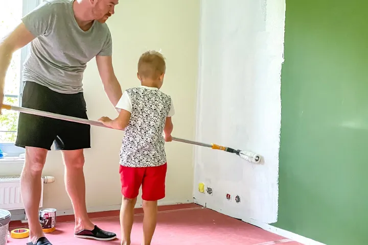 Seina värvimine Anza rulliga õnnestub ka algajal