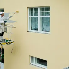 Krohvfassaadi värvimine